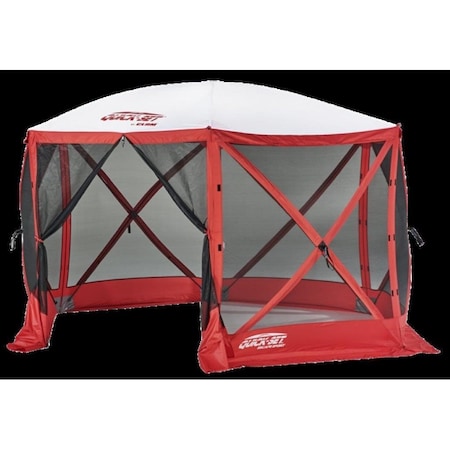 Quick Set Escape Sport Screen Shelter - 6 side - Red/White 14200